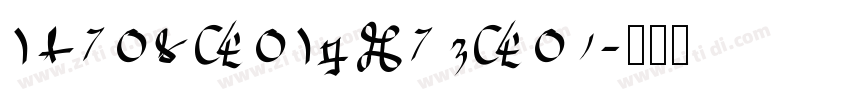 anime matrix mb字体转换